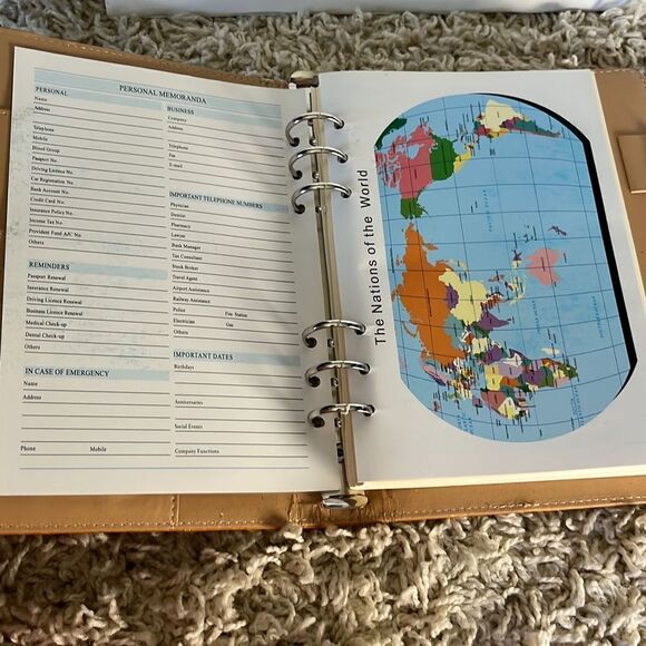 J Francis leather day planner - Picture 9 of 15